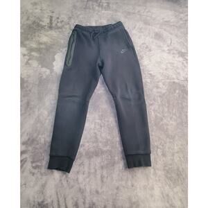 Nike Boys Sz L Black Tech Fleece Jogger Sweatpants FD3287-010 Athletic Pants C14